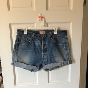 Denim shorts